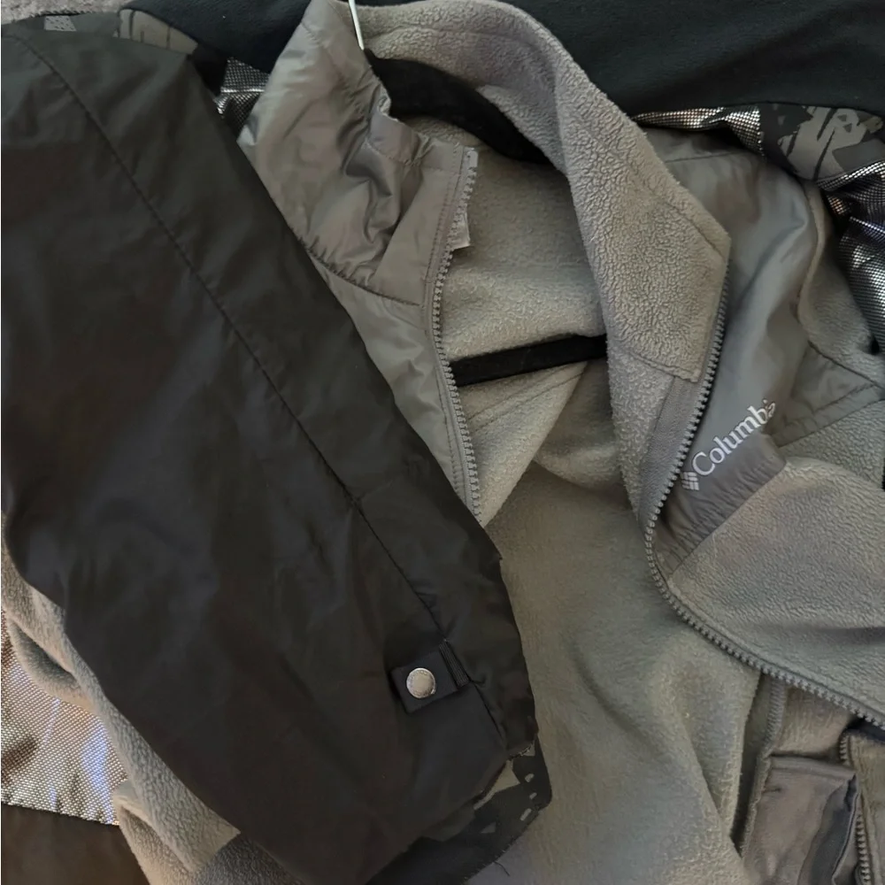 Columbia Youth Boys Camouflage Fleece Interchange Jacket - Picture 10 of 11